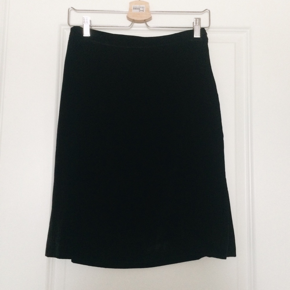 Madewell velvet skirt